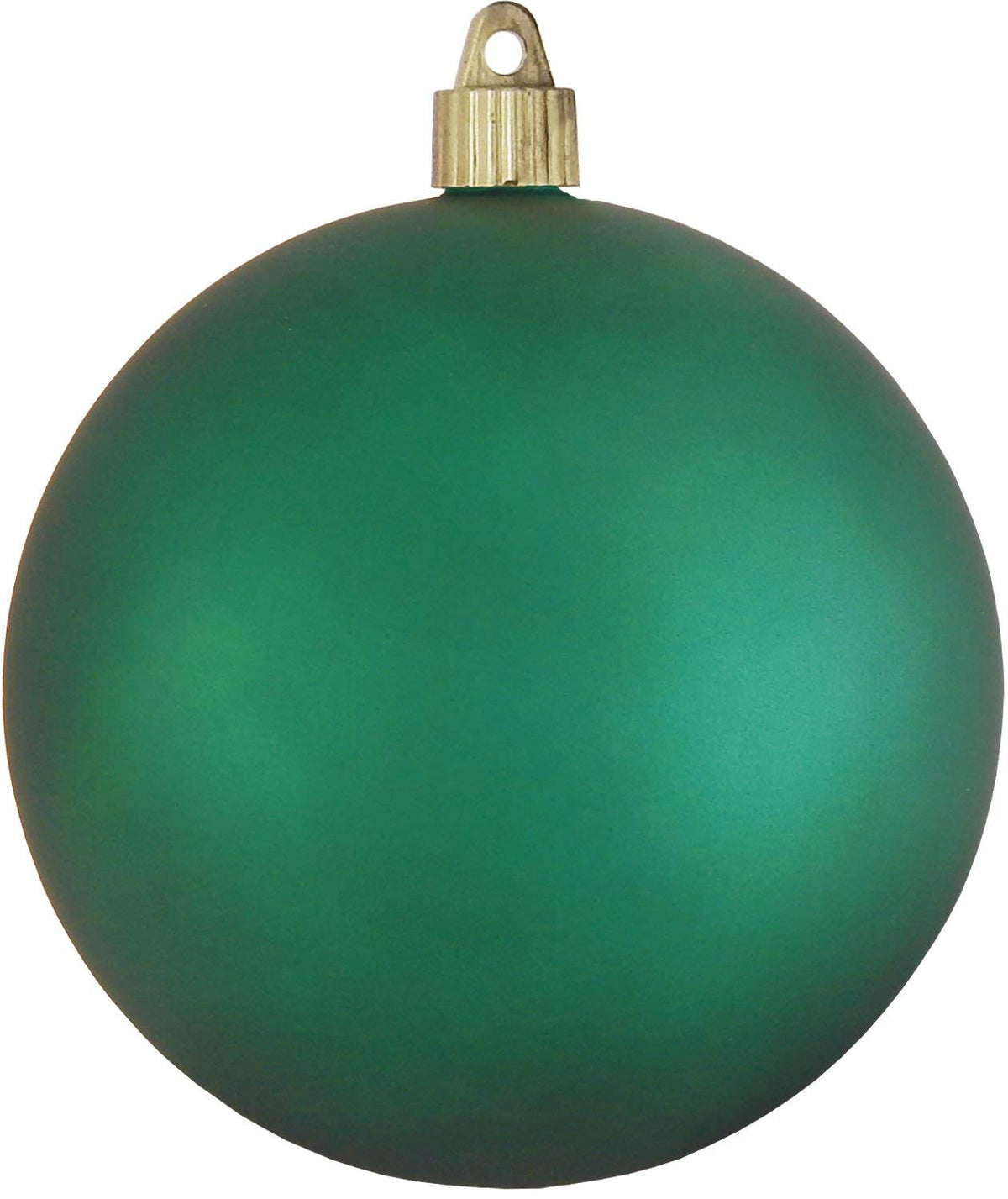 Christmas By Krebs Ornament, Large Commercial Grade Indoor and Outdoor Shatterproof Plastic, UV and Water Resistant Ball Ornament Decorations (Velvet Shamrock Green, 4 3/4 inch (120mm))