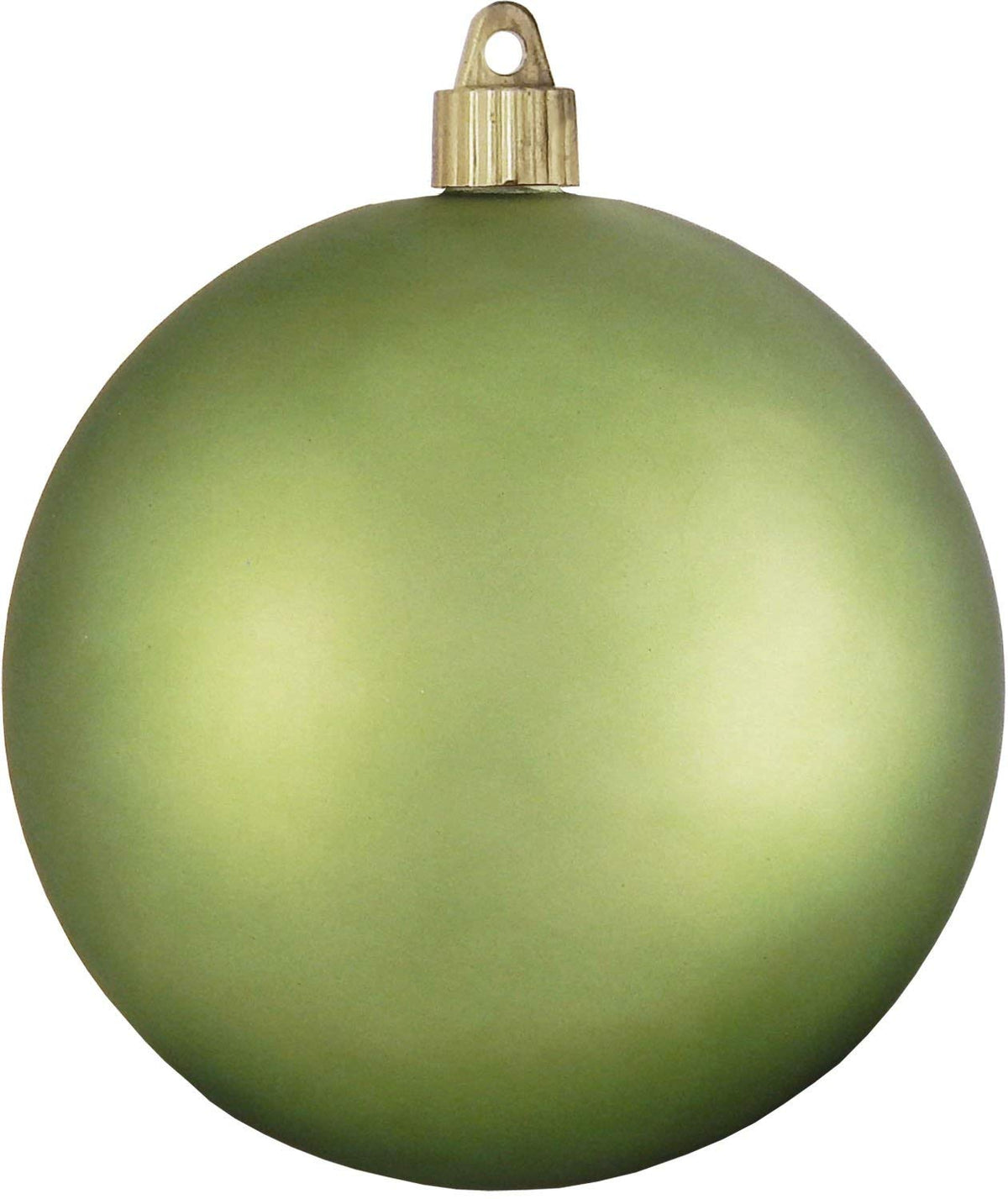 Christmas By Krebs Ornament, Large Commercial Grade Indoor and Outdoor Shatterproof Plastic, UV and Water Resistant Ball Ornament Decorations (Velvet Krypton Green, 4 3/4 inch (120mm))