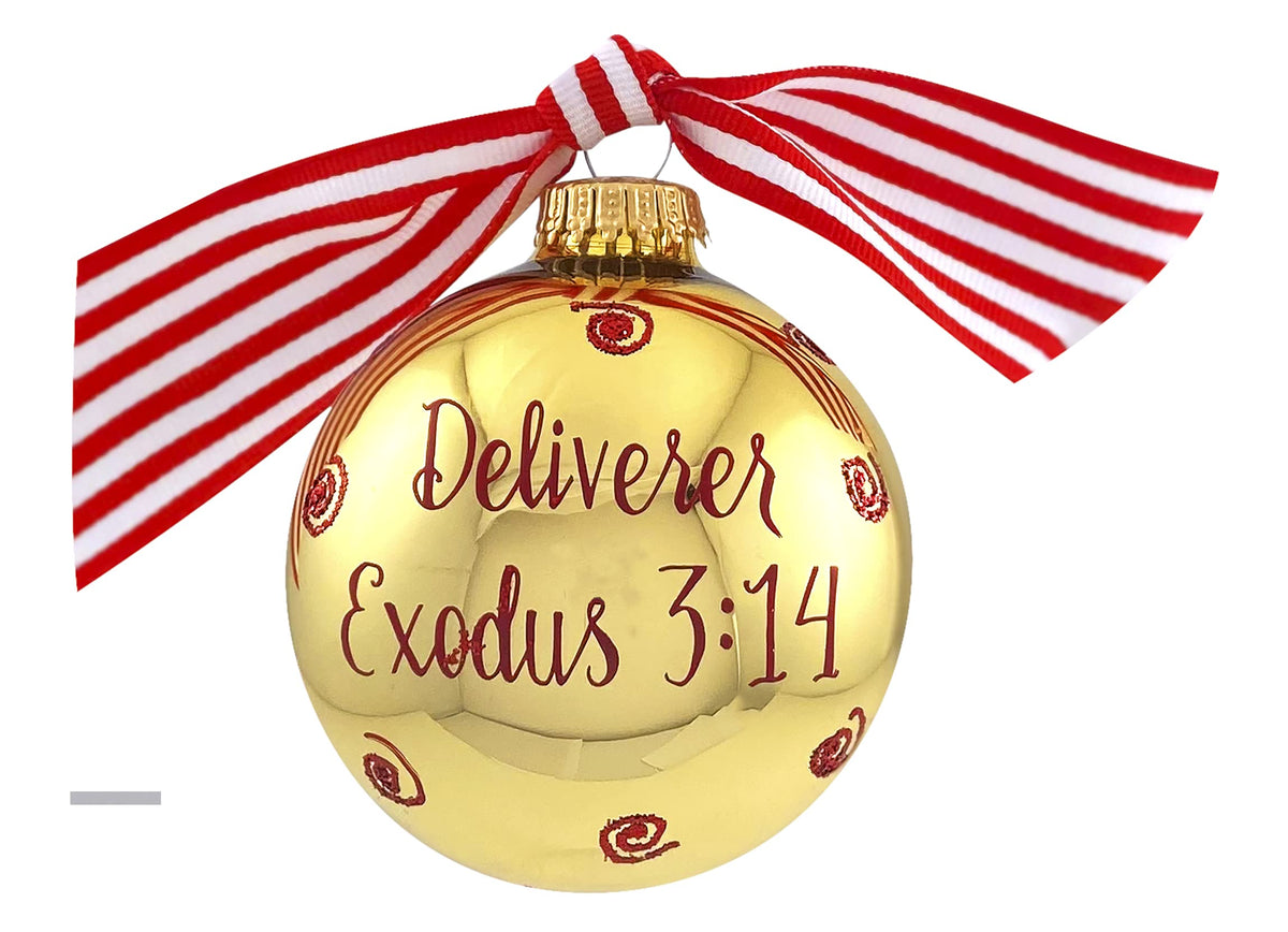 3 1/4" Collectable Bible Hero Glass Ornament Made in USA | Hugs Special Occasions Keepsake Gifts |  (HUGS Bible Hero - Moses)