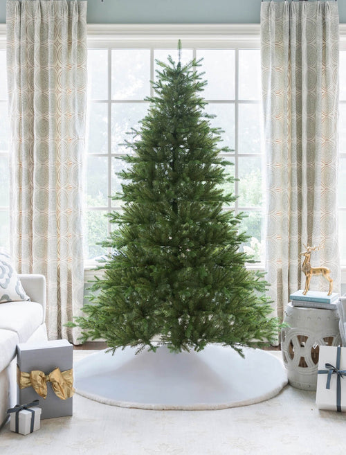 7.5' Alpine Fir Artificial Christmas Tree 2500 Lux LED Lights