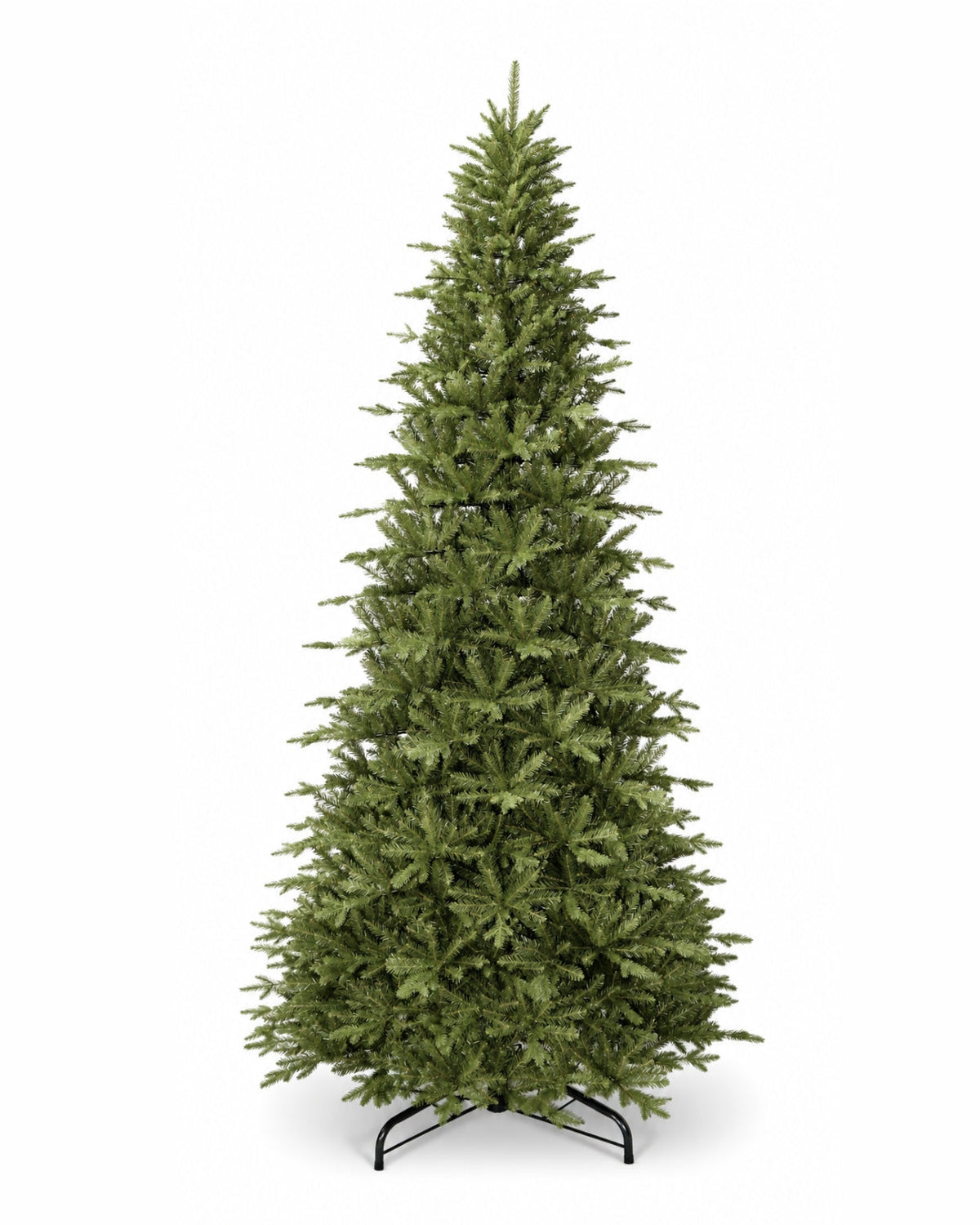 9' Alpine Fir Slim Artificial Christmas Tree 900 Warm White LED Lights