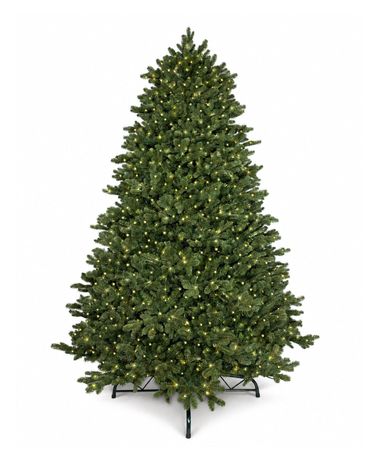 7.5' Aspen Fir Tree with 1400 Warm White & Multi-Color LED Lights