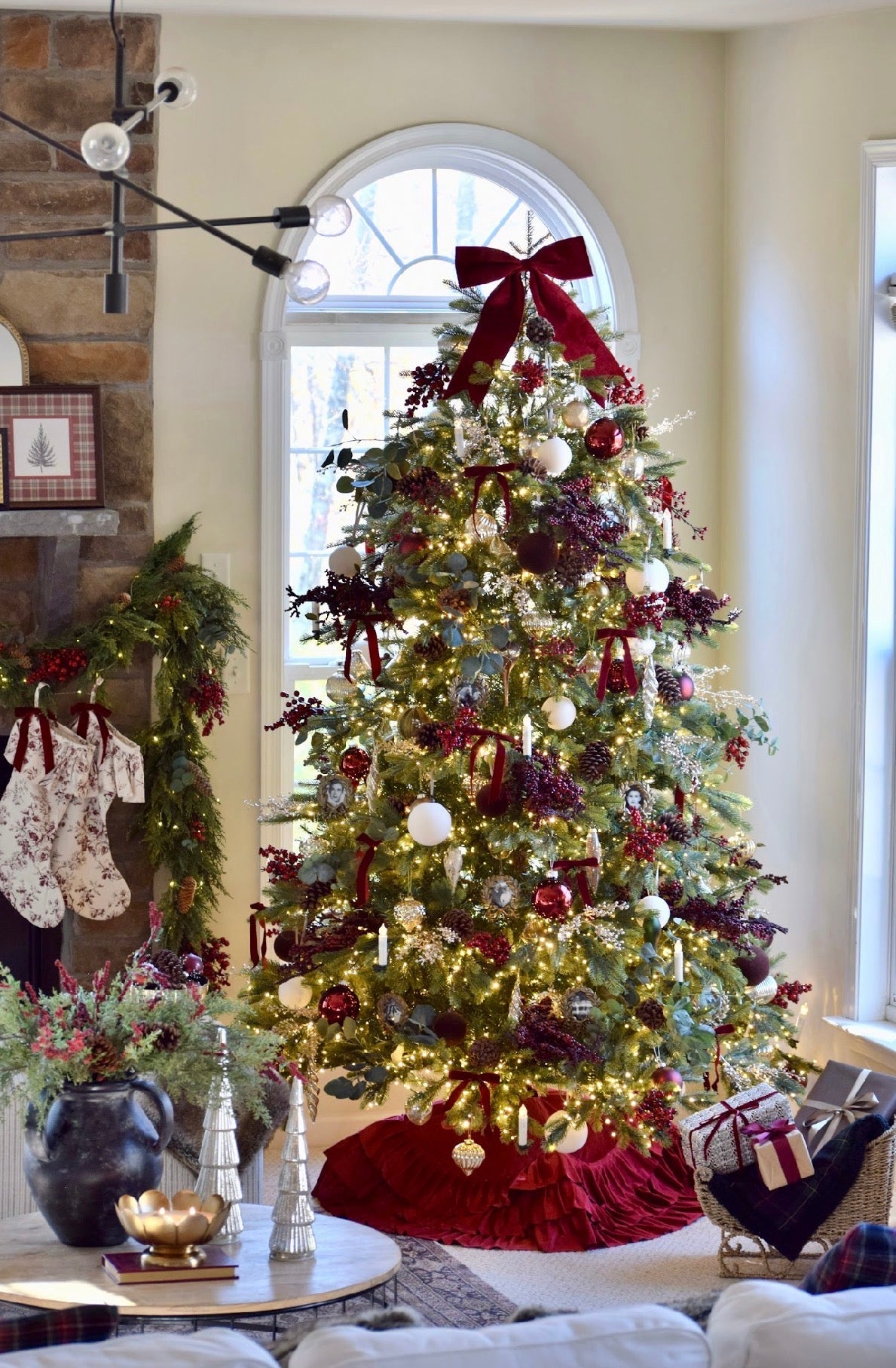 9' Silverpeak Fir™ Artificial Christmas Tree 4700 Lux LED Lights
