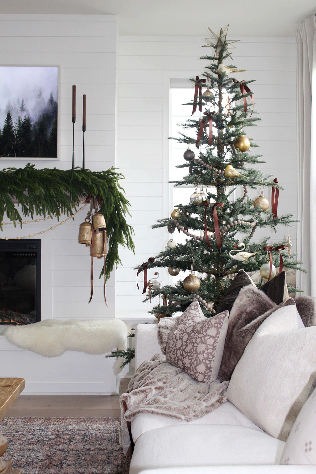9' King Noble Fir Artificial Christmas Tree Unlit