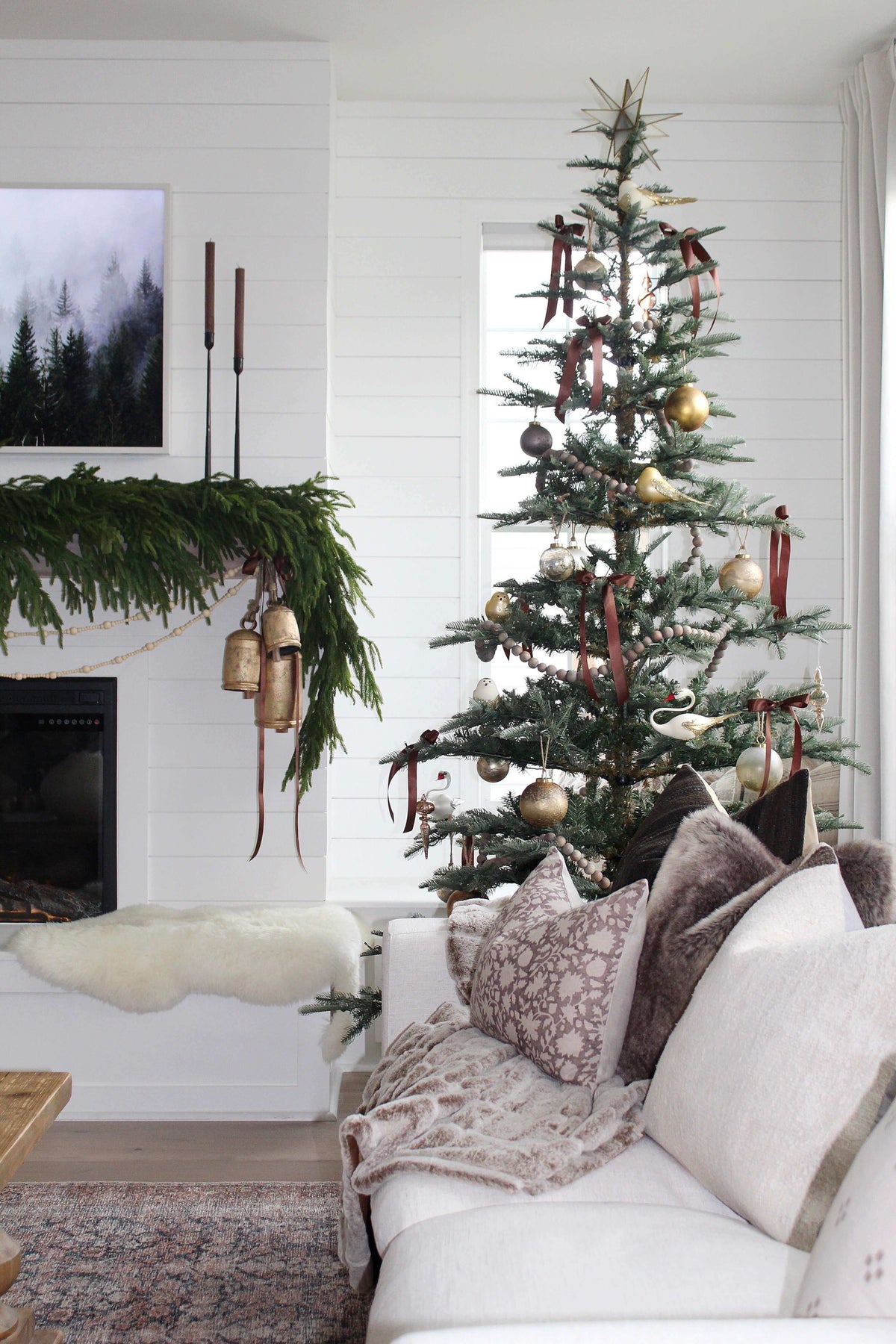 9' King Noble Fir Artificial Christmas Tree Unlit