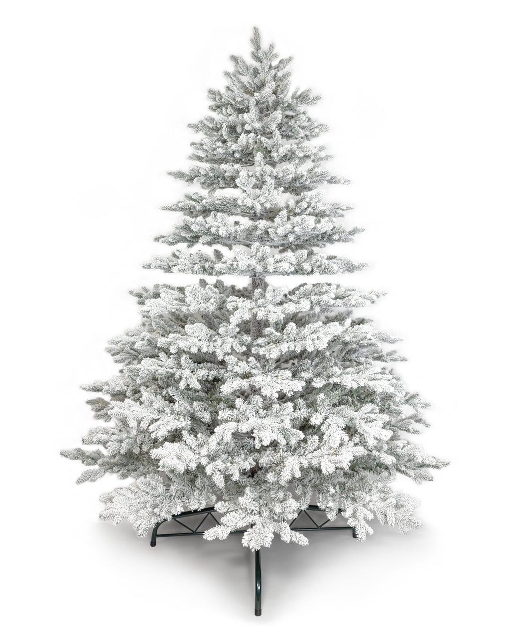 9' Rushmore Flock Artificial Christmas Tree 1000 Warm White LED Lights