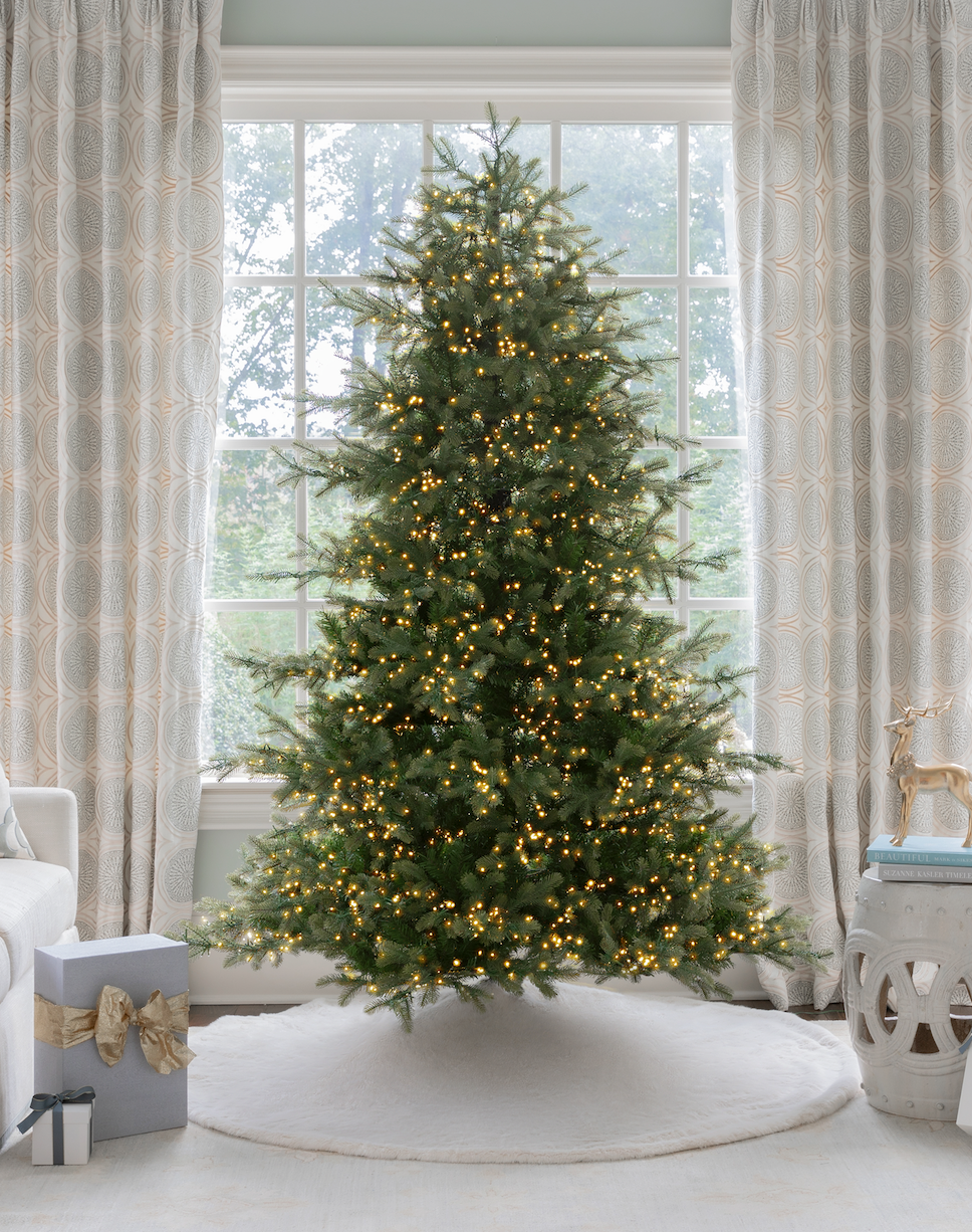 9' Silverpeak Fir™ Artificial Christmas Tree 4700 Lux LED Lights