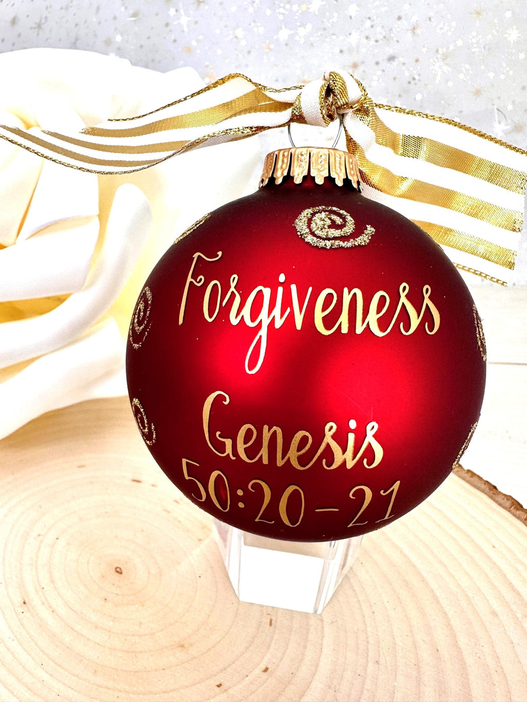 3 1/4" Collectable Bible Hero Glass Ornament Made in USA | Hugs Special Occasions Keepsake Gifts |  (Bible Hero Joseph)