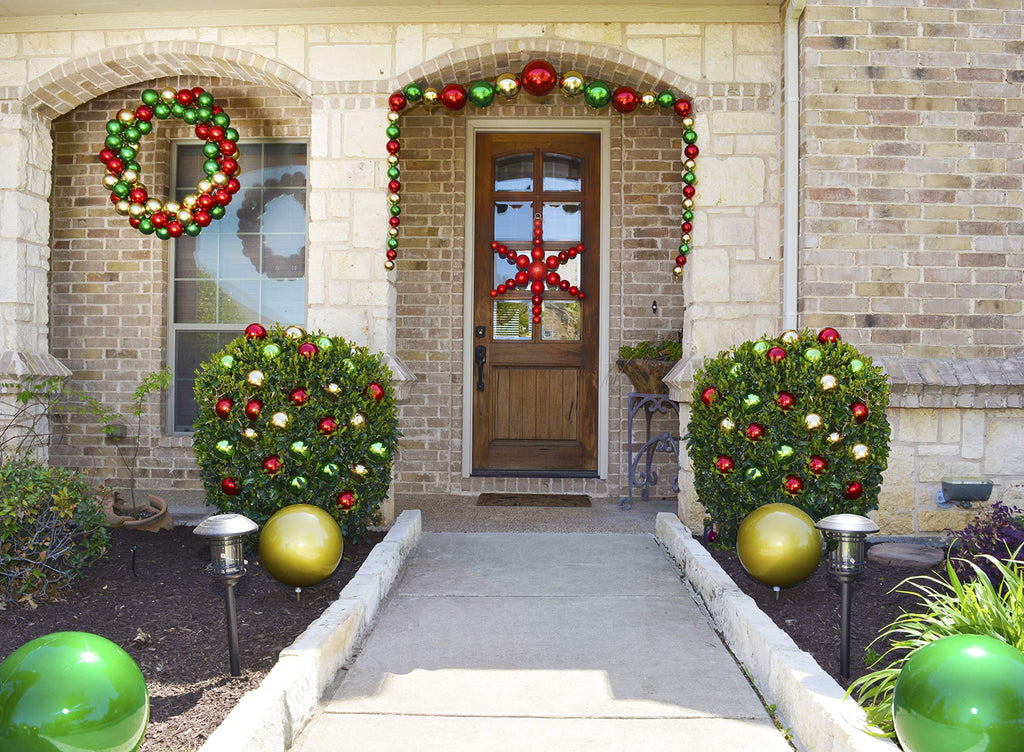 Christmas By Krebs 3 1/4" (80mm) Shiny Limeade Green [8 Pieces] Solid Commercial Grade Indoor and Outdoor Shatterproof Plastic, UV and Water Resistant Ball Ornament Decorations