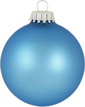 Glass Christmas Tree Ornaments - 80mm / 3.25" [4 Pieces] Designer Balls from Christmas By Krebs Seamless Hanging Holiday Decor (Alpine Velvet)