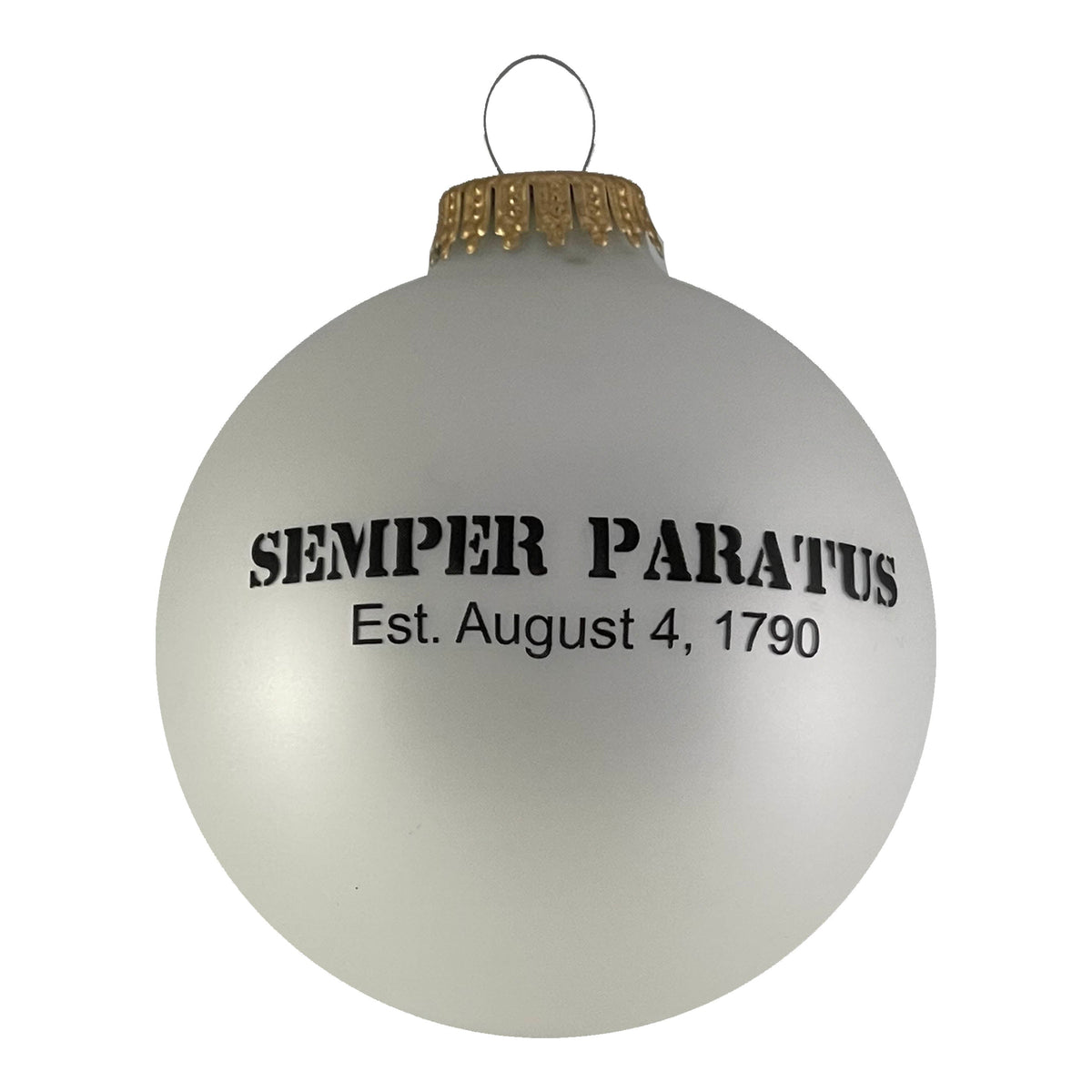 Christmas Tree Ornaments Made in the USA - 80mm / 3.25" Decorated Collectible Glass Balls from Christmas by Krebs - Handmade Hanging Holiday Decoration for Trees (USCG with Est Date)