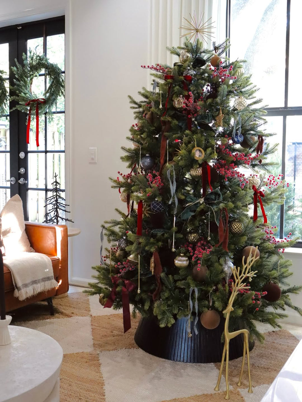 6.5' Silverpeak Fir™ Artificial Christmas Tree 2500 Lux LED Lights